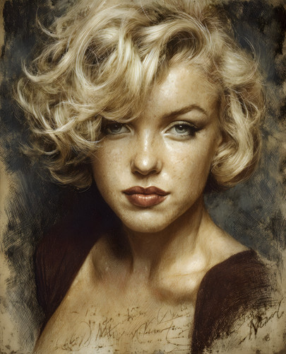 Marilyn monroe with - monroe, tousled