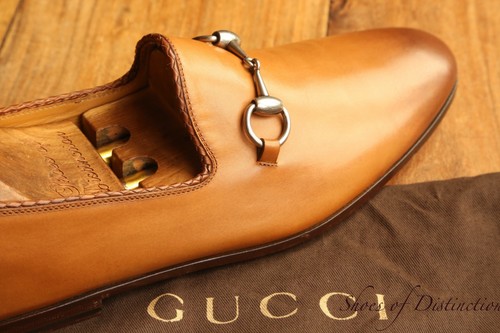 Gucci brown leather shoes - leather,