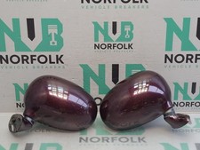 Mazda MX5 NA Wing Door Mirror Pair Merlot Red