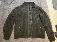 Black Bomber Jacket Thin M