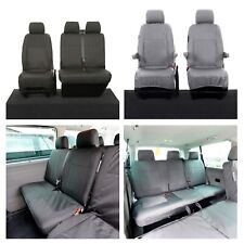 Vw Transporter T5 T5.1 Kombi Shuttle Seat Covers Tailored Waterproof Heavy Duty