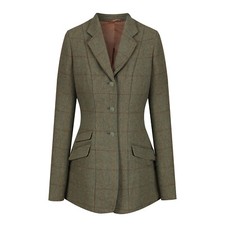 Equetech Ladies Claydon Beaufort Tweed Riding Hacking Show Jacket *NEW*