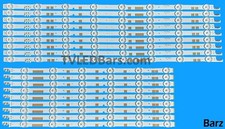 Barz LED Backlight Array Samsung UE55JU6800AKXXU UE55JU6800 CY-TJ055HGEV2H 18pcs