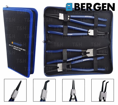 Bergen 4pc circlip pliers - circlip,