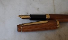 Beautiful Fountain Pen Sailor 1911 Precious Wood - Solid 18 Carat Gold Nib