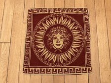 Versace Style Rich Wine Cushion Cover 55x55cm (approx)