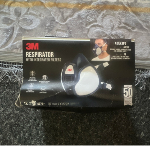 Respirator half mask with - 3m,