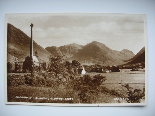 Glencoe postcard macdonald - -,