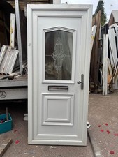 Upvc door 90 x 208.5 cm h with sill