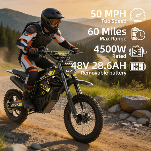 Adult electric dirt bike - dirt, 4500w