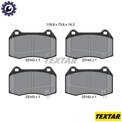 Brake pad set disc - brake,