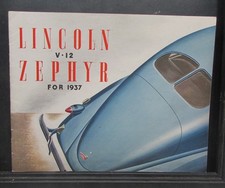 s1937 Lincoln Zephyr V12 ales