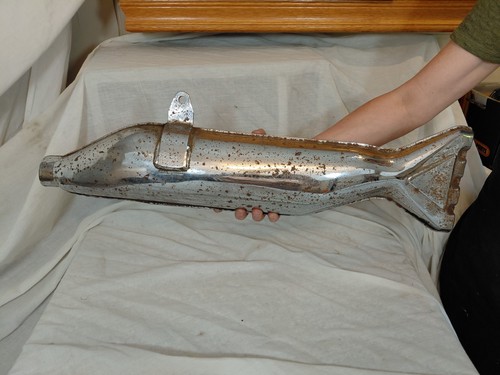 Velocette fishtail silencer - velocette,