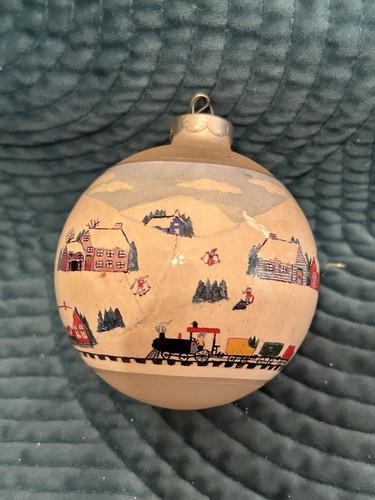 Vintage christmas glass ball - vintage,