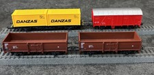 ROCO  HO Gauge- 4 x EUROP Freight / Container Wagon’s