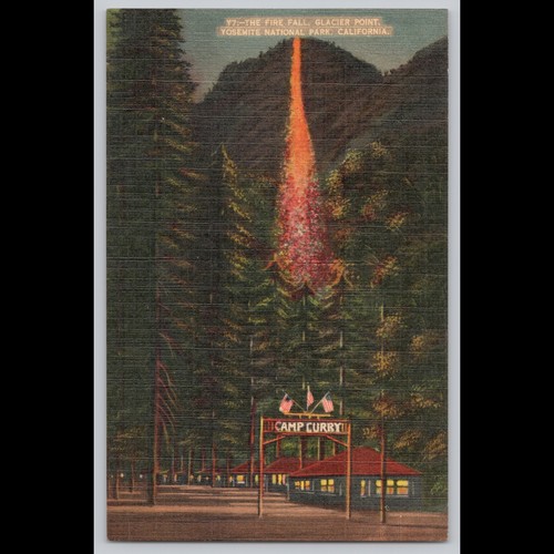 Postcard the fire fall glacier - the,