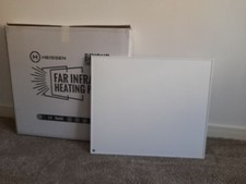 Far red Infrared panel heaters, remote controllers and user manuals. 