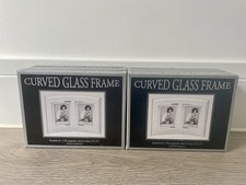 Curved Glass Photo Frame with
