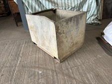 Galvanized Water Tank On Forklift Skid From Building Site 