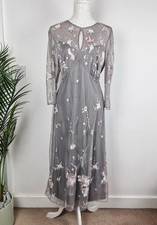 Monsoon Embroidered Mesh Maxi