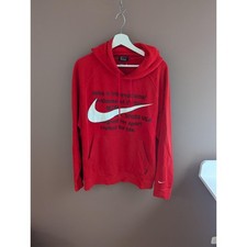 Nike Hoodie Mens XL Red
