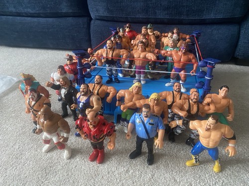 Retro wwf blue wrestling - wwf, ring