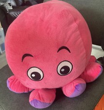 ORIGINAL OCTOPUS ENERGY LARGE CHUNKY PINK & PURPLE PLUSH SOFT TOY 13” RARE TEDDY