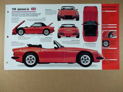 1978 tvr 3000s specs - 1978, photos