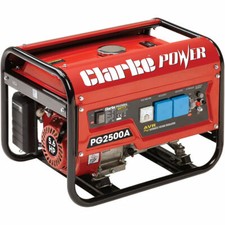 CLARKE GENERATOR PETROL  EURO5 2.2KVA 230V PG2500A  8857850