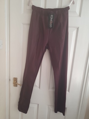 Kim and pleather trousers - and,