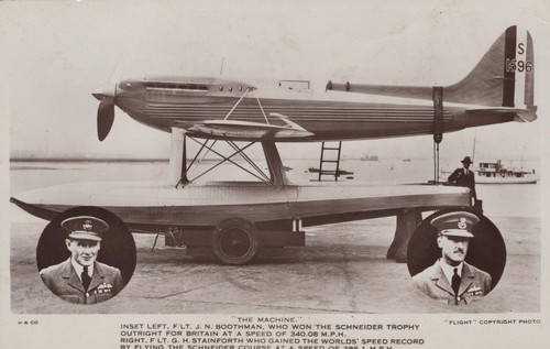 Supermarine s6b raf schneider - raf,