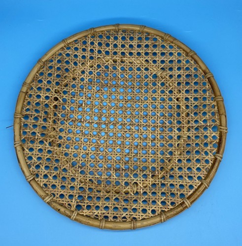 Vintage wicker charger - wicker, plates