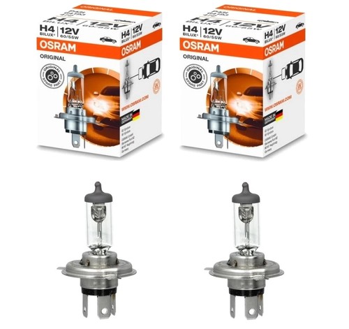Osram headlight bulb pair - bulb, fits