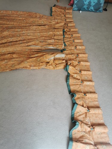 Chintz fully lined curtains - lined,