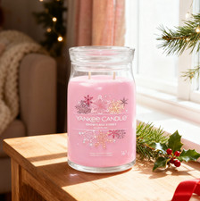 Yankee Candle Snowflake Kisses Large Glass Jar 2 Wick Candle 538g 19oz