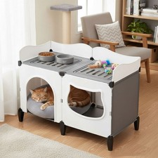 2 Tiers Dual Condo Cat House