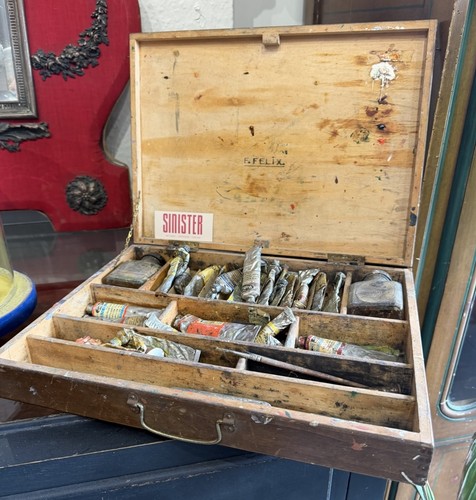 Vintage artists paint - vintage, box