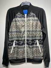 Adidas Originals Lightweight Patterned Shell Zip Track Top Jacket NWOT - Size L
