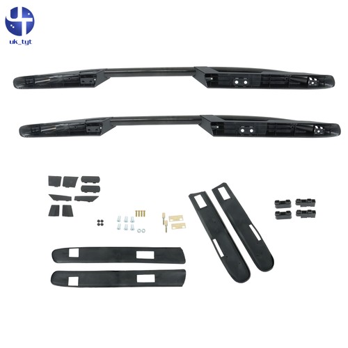 Aluminium black roof rails - roof,