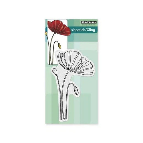 Penny black cling rubber - cling,