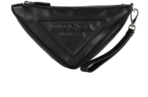 Prada triangle clutch - triangle,