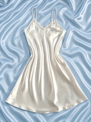 Delightful white satin - delightful,