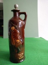 Royal Doulton Kingsware Dewars Whisky Flask George The Guard