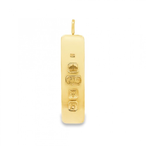9ct yellow gold - yellow, ingot