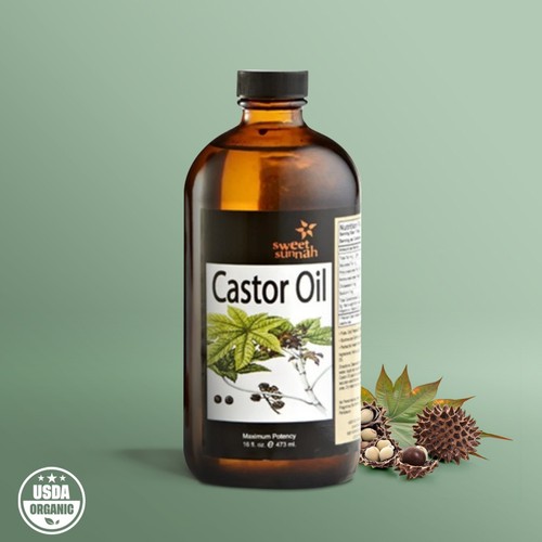 Castor oil cold pressed hair - cold,
