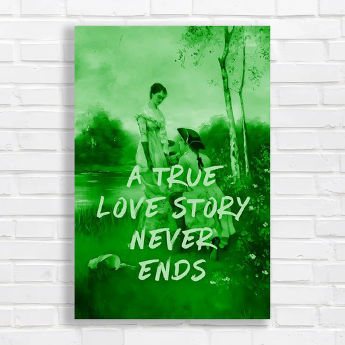 Romantic couple nature - in,