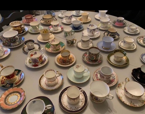 Over antique china cups - 30,