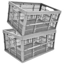 Fold Flat Crate - Plastic 32 L