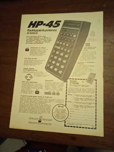 1974 hewlett packard - 1974, 45
