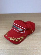 Bridgestone 1st Red Embroidered Motorsports Racing Hat Cap Gold Leaf Podium F1